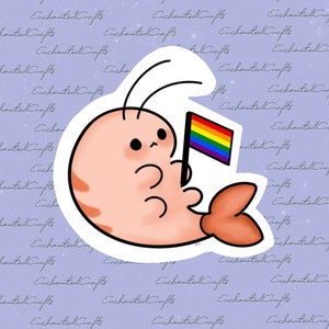 Pride Skrimp / Wasserdicht / Laminierter Aufkleber