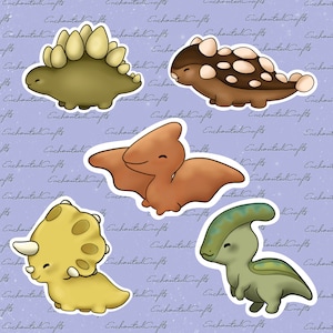 Baby Dinos / wasserdicht / laminiert Aufkleber