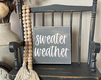 Sweater Weather | Fall Home Decor