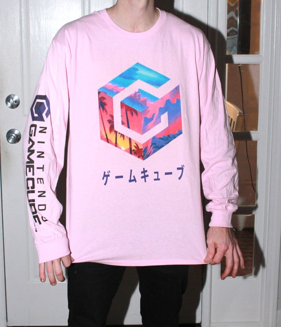 VaporWave ロングスリーブ Tシャツ ゲームキューブ - Etsy 日本