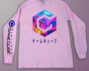 Vaporwave Long Sleeve T-shirt Gamecube - Etsy