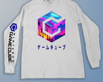 Vaporwave Long Sleeve T-shirt Gamecube - Etsy