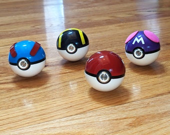 Realistic PokeBall Replica GreatBall UltraBall MasterBall with LED cosplay prop