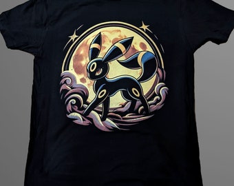 ブラッキー エーフィ Tシャツ「魔女と魔法使い」 // イーブイの進化