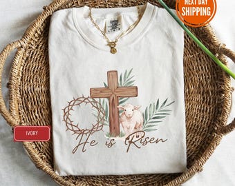 He is Risen Comfort Colors® Shirt, The Greatest Story Ever Told Shirt, Jesus Easter Tshirt, Christian Easter Shirt, Happy Easter Day Shirt