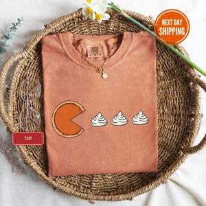 Pumpkin Pie Shirt, Fall Comfort Colors® Shirt, Thanksgiving Gift, Thanksgiving Shirt, Thankful Shirt for Women, Autumn Shirt, Fall Season