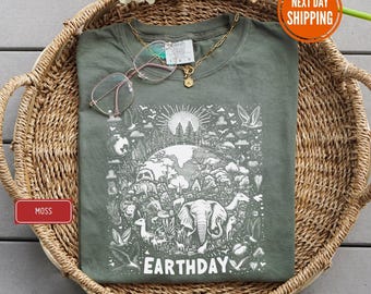 Comfort Colors® Earth Day Everyday Shirt, Environmental Shirt, Recycle Shirt, Save The Planet Shirt, Climate Change, Save The Earth Shirt