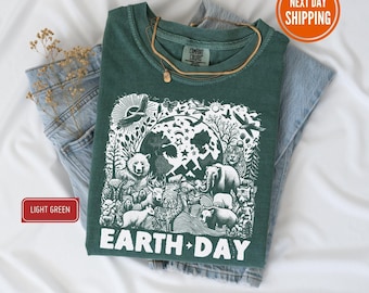 Earth Day Shirts, Planet T-Shirt, Graphic Tees for Women, Be Kind To Our Planet T-Shirt, Environmental Gifts, Climate Change Awareness