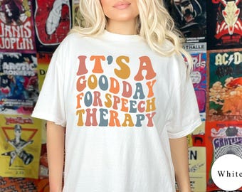 Speech Therapy Comfort Colors T-Shirt, SLP Shirt