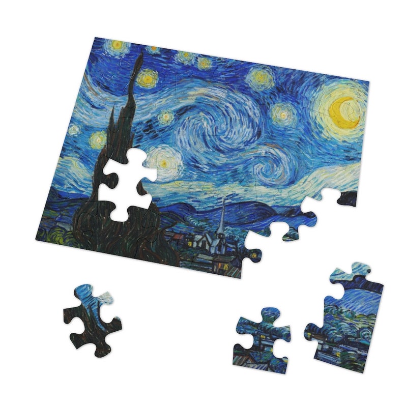 Starry Night Jigsaw Puzzle 30 110 252 5001000piece Etsy