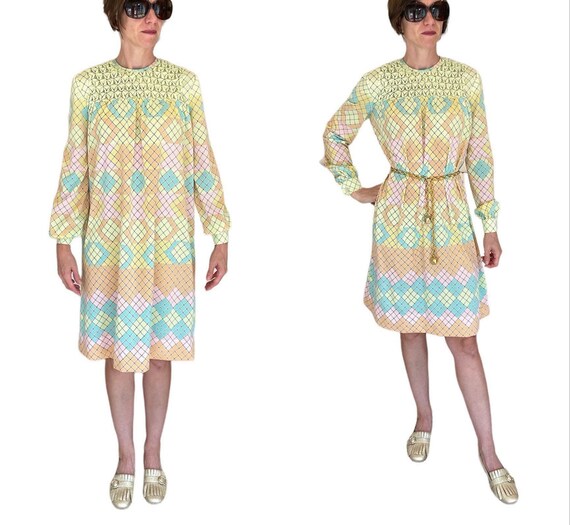 Oscar de La Renta Boutique Midi Dress Size XS - image 1