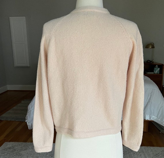 Pink Cashmere Cardigan Size XS to Small - image 6