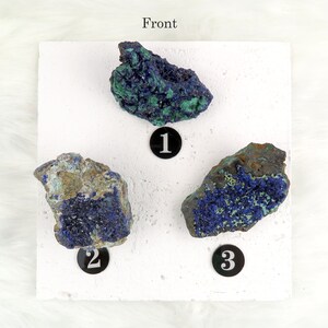 Superbes * azurite malachite * spécimens bruts minéraux taille M0003