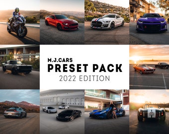 Automobil Lightroom Preset Pack | Auto / Portrait / Lifestyle | Professionelle Lightroom Presets | Handy & Desktop