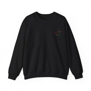 Sweat-shirt inspiré d'une carte du métro LUAS de Dublin, métro/métro/transit/transport ferroviaire, moderne sobre, unique, élégant, unisexe