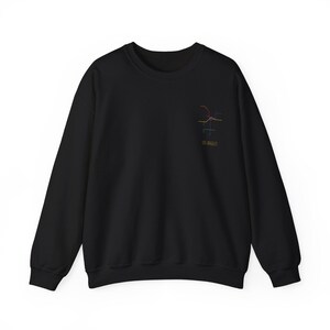 Sweat-shirt carte du métro de Los Angeles, métro/métro/transit/rail, moderne sobre, unique, élégant, unisexe