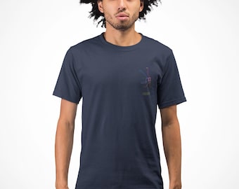 Chicago Subway Map T-Shirt, Train Transit Fan Apparel