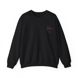 Sweatshirt geïnspireerd op de metro van Brussel, metro / ondergronds / ov / trein, modern ingetogen, uniek, stijlvol, uniseks