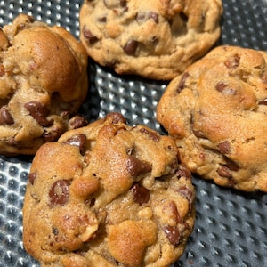 Homemade Gourmet chocolate chips walnut Cookies - miso cookies - gift idea - baked goods - soft cookies - fresh cookies - not too sweet