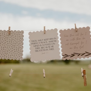 Tarjetas con versículos bíblicos KJV con sobres, tarjeta adjunta en blanco, regalo cristiano, tarjetas bonitas, tarjetas cristianas, tarjetas de ánimo para bautismo