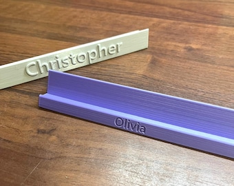 Custom Personalized Scrabble Letter Tile Holder - Perfect Board Game Gift