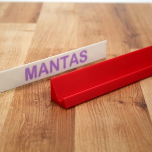 Custom Scrabble Letter Tile Holder - Personalized Scrabble Tile Stand - Unique Board Game Gift
