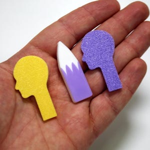 Wavelength Board Game Tokens - Replacement Scoring and Guessing Tokens for Wavelength - Replacement Game Pieces - CMYK Wavelength Board Game