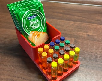 Baking organizer - Box for Baking powder, vanilla sugar, dried yeast and baking flavorings