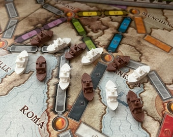 50 Ships for Ticket to Ride Board Game | Boats | Rails & Sails | TTR gift