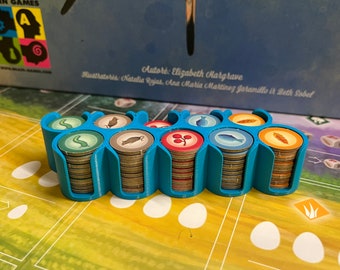 Minimalistische Wingspan Tokens Organizer