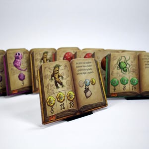 Quacks of Quedlinburg Book Stand - Book Holder for Quacks of Quedlinburg - Quacks of Quedlinburg Upgrade - Quacks of Quedlinburg Organizer