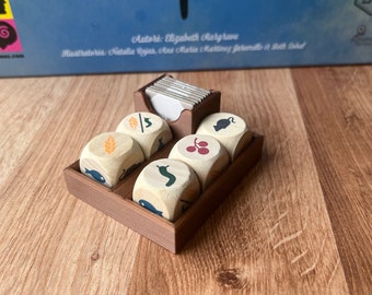 Organizer for Wingspan Dice and Goal Tiles/Objective Tiles