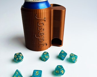 Personalized Dice Tower Can Holder for DnD - Can Dice Tower - Dungeon Master Gift - DnD Dice Tower - Custom Dice Tower - Compact Dice Tower