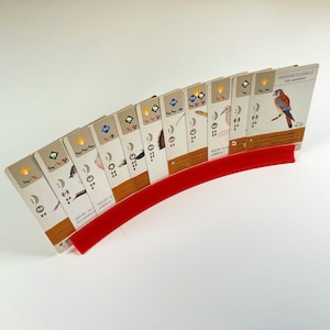 Porta carte da gioco curvo - Porta carte per 12 carte - Supporto per carte da gioco da tavolo - Porta carte per anziani - Porta carte da gioco da tavolo