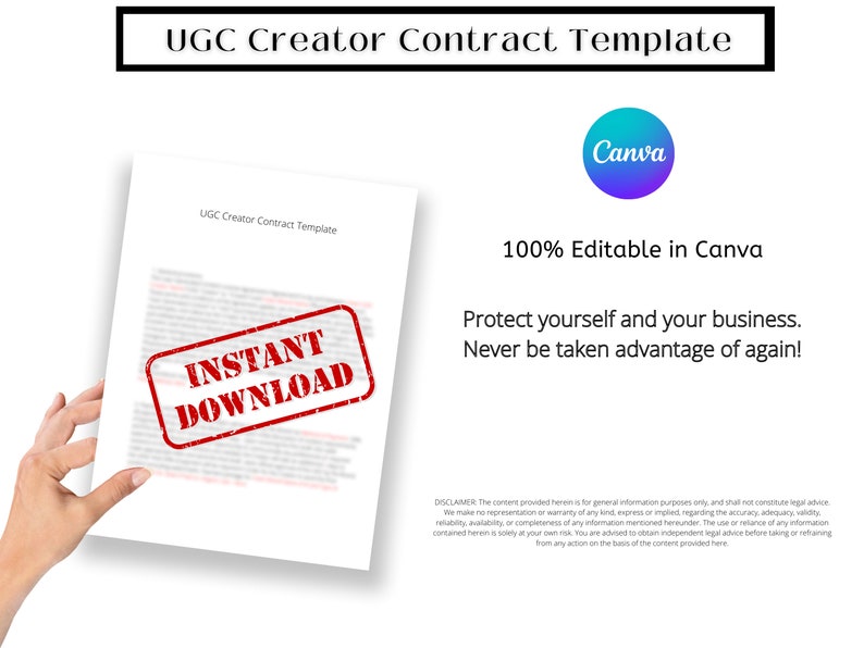 Modèle de contrat de créateur UGC, modèle UGC, contrat UCG, contenu généré par l'utilisateur, modèle de contrat d'influenceur, modèle de créateur ugc, ugc image 6