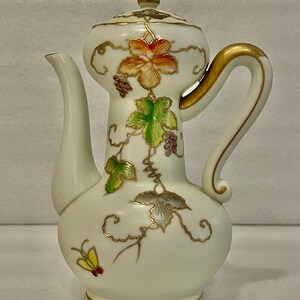 Vintage Lenwile Ardalt Hand Painted 8” Teapot