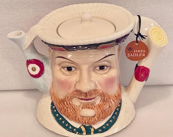 VTG James Sadler's Teapot ''Characters of Britain - Henry VIII'' Tudor England