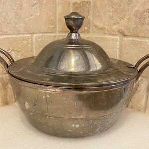 Vintage Wilton Mount Joy PA Armetale Pewter RWP Lg Soup Tureen With Lid