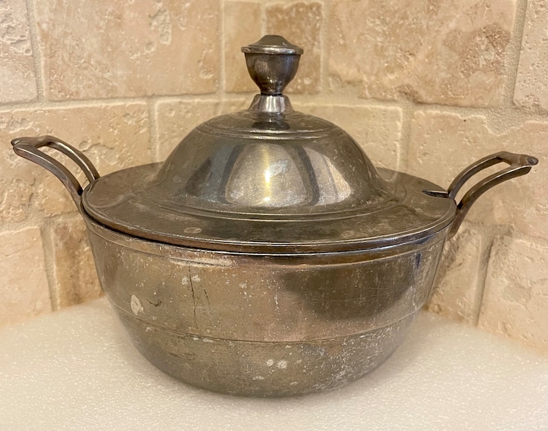 Lg's Rwp Vintage Wilton Mount Joy PA Armetale Pewter RWP Lg Soup Tureen With Lid ...