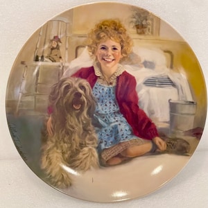 Edwin M Knowles China Annie And Sandy Collector Plate William Chambers Artist