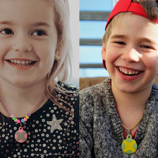 Kid Tracker Necklace Etsy