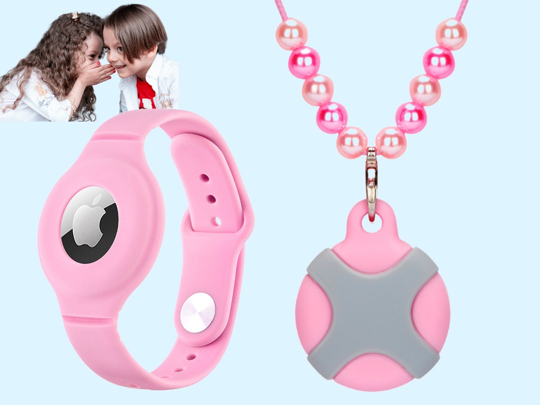 AirTag Bracelet, AirTag Necklace, Bracelet & Necklace for Apple Tag, AirTag Kids Holder, AirTag