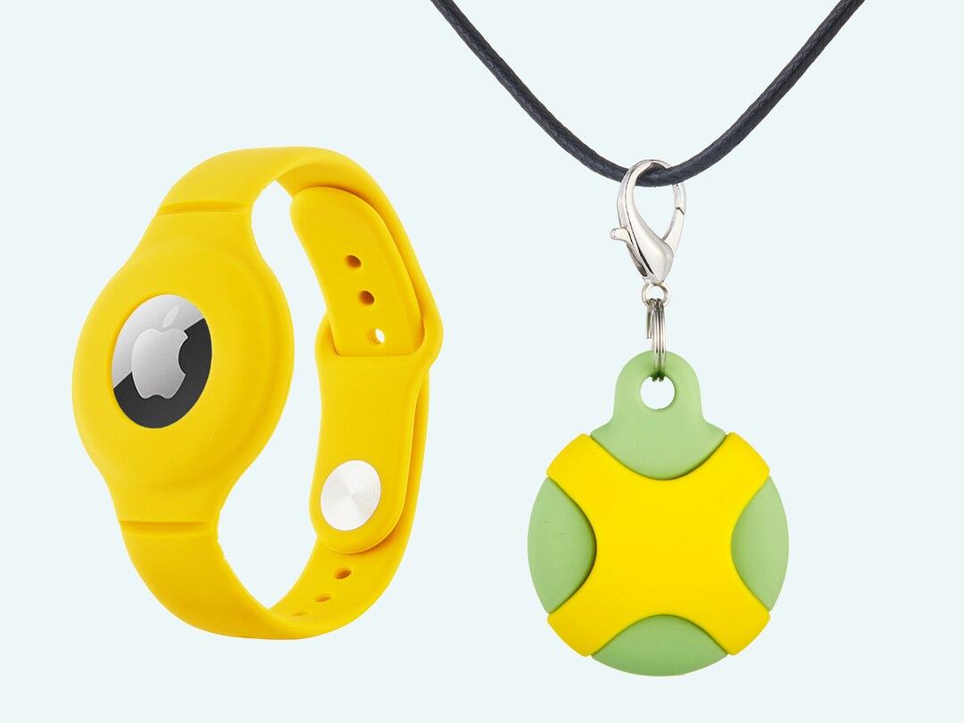 AirTag for Kids, Air Tag Bracelet for Kids, AirTag Hidden Necklace