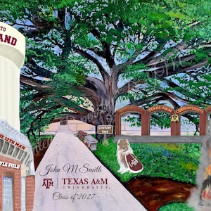AGGIE Personalized CANVAS COLLAGE