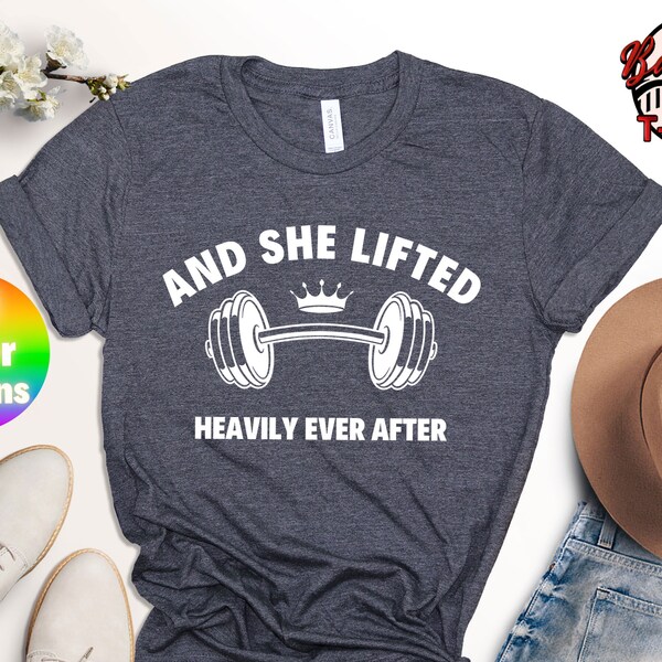 And She Lifted Heavily Ever Etsy