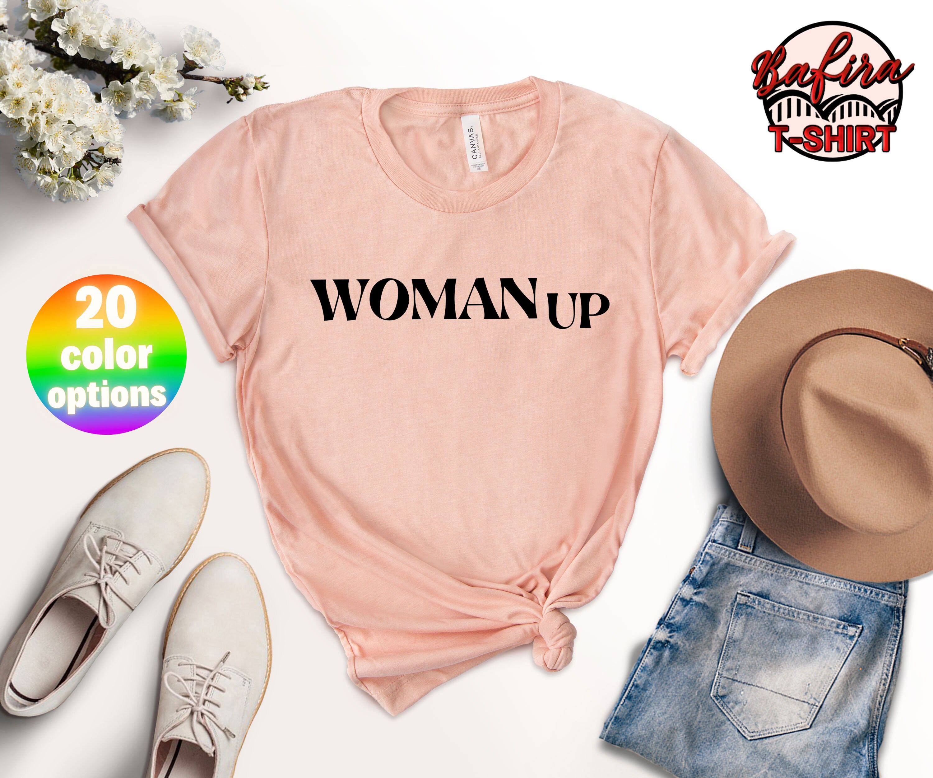 Discover Woman Up T-Shirt, Women Empowerment Shirt, Motivational Feminist Tee, Girls Power T-Shirt, Inspirational Equality Shirt, Gift For Feminist