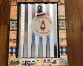 Handmade Decoupage Camping Outdoor Fishing Theme Frame