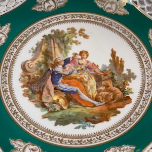 Antique Bavaria plates set of 2