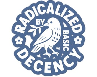 Radicalized By Basic Decency Sticker