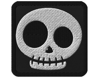Skull Embroidered patch